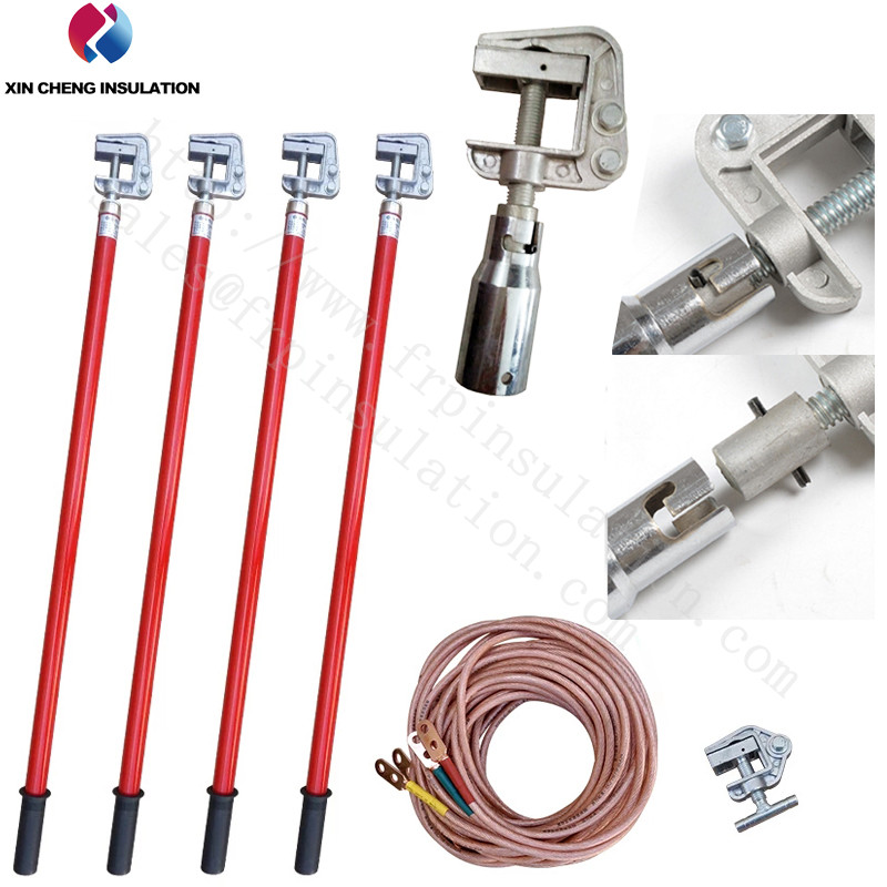 Portable High Voltage Grounding Wire with Detachable Clamp / Needle